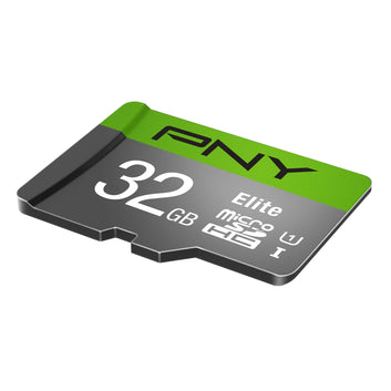 PNY 32GB Elite Class 10 U1 microSDHC Flash Memory Card - 100MB/s read, Full HD